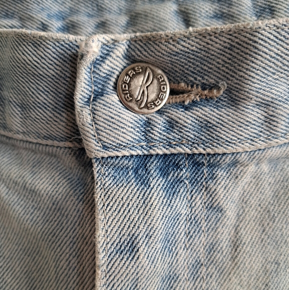 RIDERS by Lee Vintage XL Jeans - light wash high waisted jeans - size 14/16 jean - Picture 3 of 12